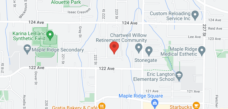 map of 111 22275 123 AVENUE